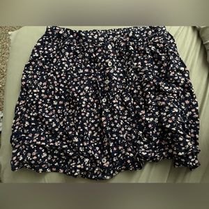 Floral mini skirt